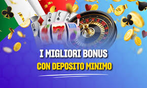 Casinò con Minimo Deposito di 5 Euro Gioca Facile e Veloce